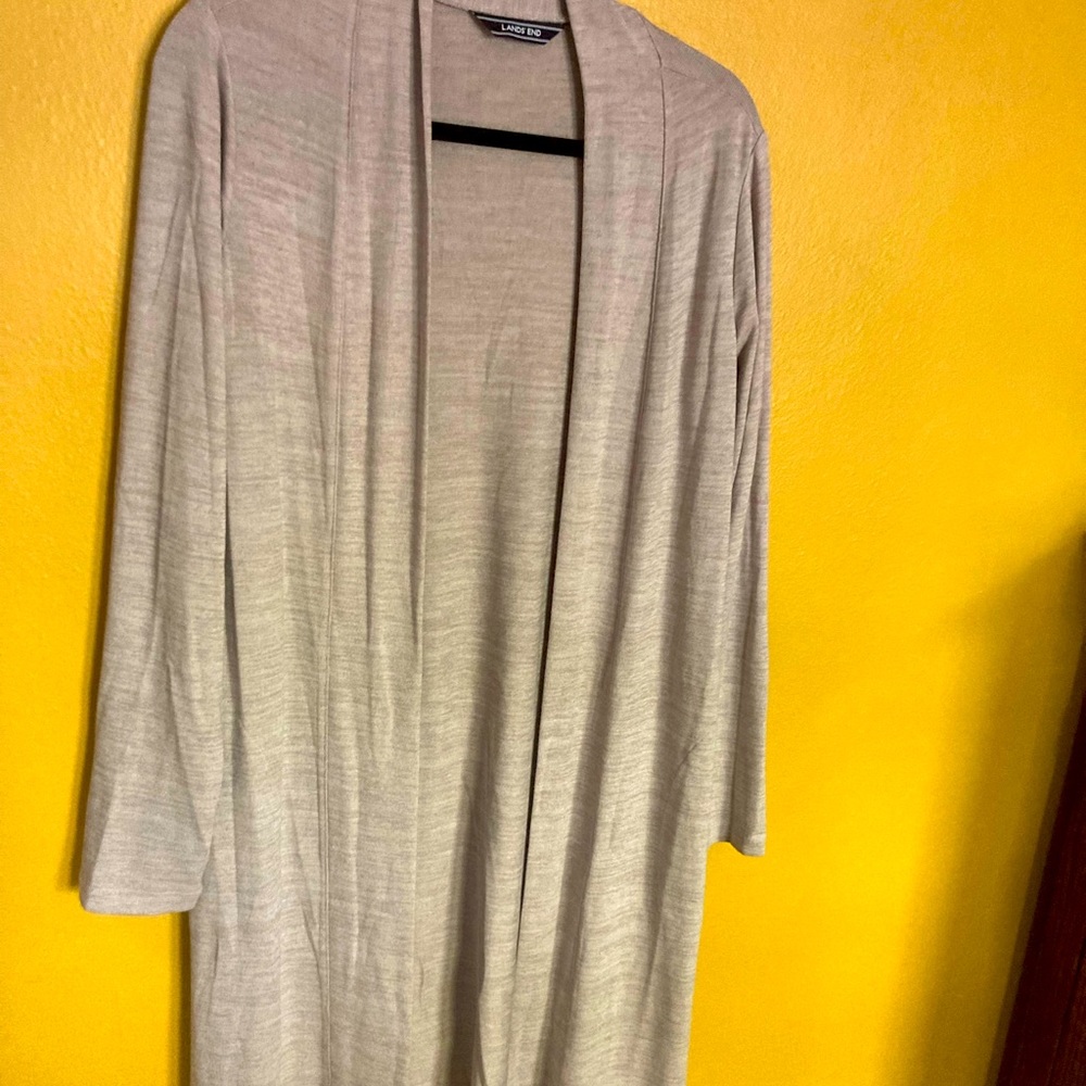 Lands End Duster Cardigan